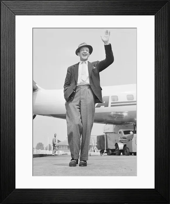 Framed Print : Portrait of Fred Astaire Waving Framed Print : Portrait of Fred Astaire Waving