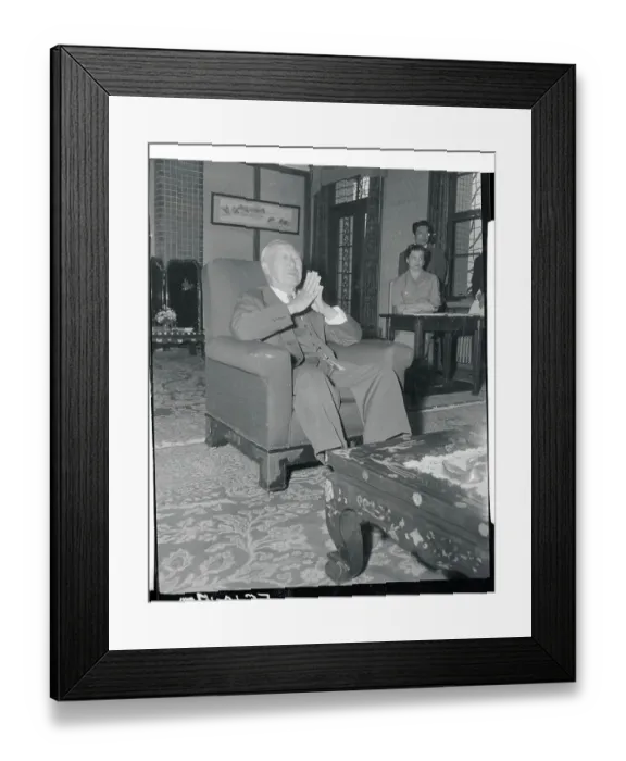 Framed Print : Portrait of Syngman Rhee Framed Print : Portrait of Syngman Rhee
