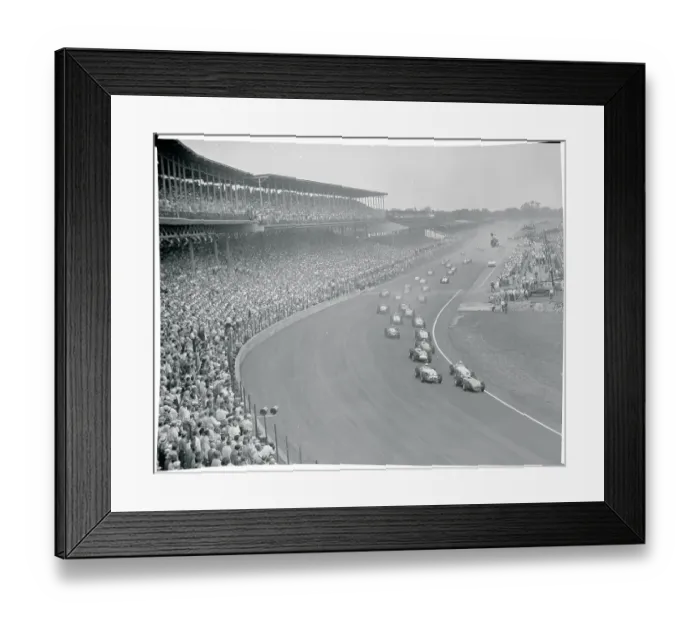 Framed Print : View of Indianapolis Speedway Classic Framed Print : View of Indianapolis Speedway Classic
