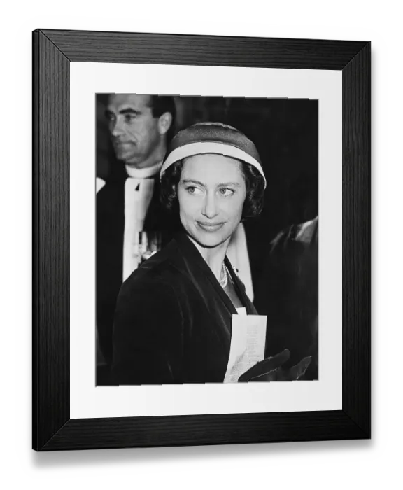 Framed Print : Portrait of Princess Margaret Framed Print : Portrait of Princess Margaret