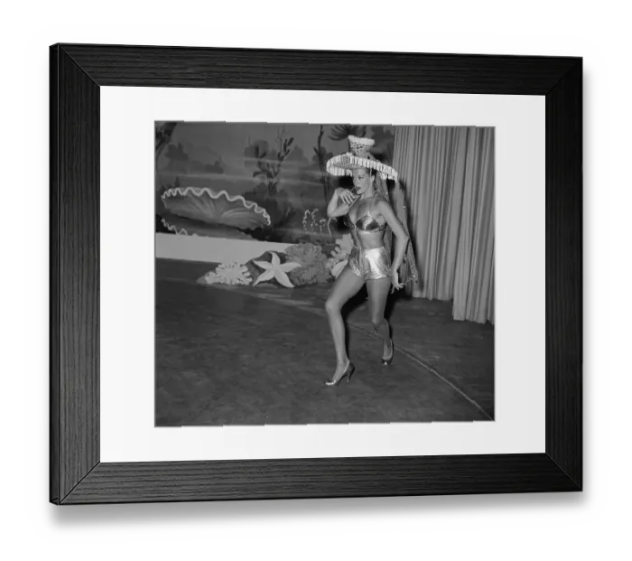 Framed Print : Janis Paige Performing on Stage Framed Print : Janis Paige Performing on Stage