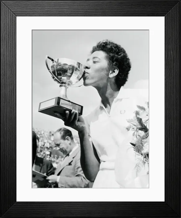 Framed Print : Tennis - French Open - Althea Gibson Framed Print : Tennis - French Open - Althea Gibson