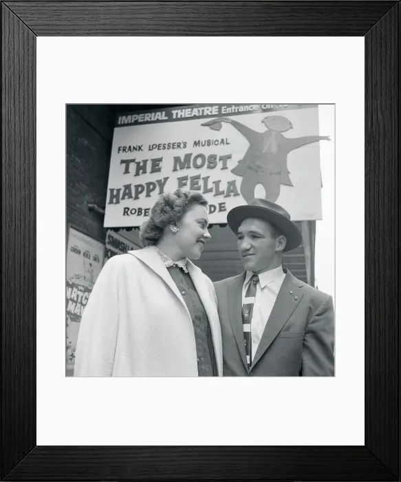 Framed Print : Portrait of Gene and Dolores Fullmer Framed Print : Portrait of Gene and Dolores Fullmer