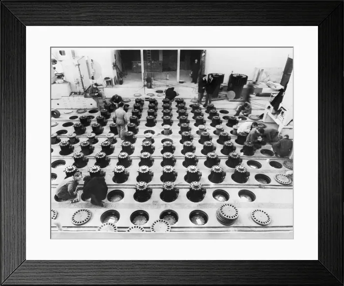 Framed Print : View Of Top Of Nuclear Power Station Framed Print : View Of Top Of Nuclear Power Station