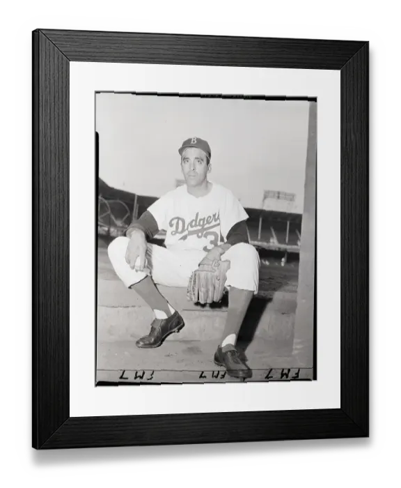Framed Print : Sal Maglie In Brooklyn Dodger Uniform Framed Print : Sal Maglie In Brooklyn Dodger Uniform