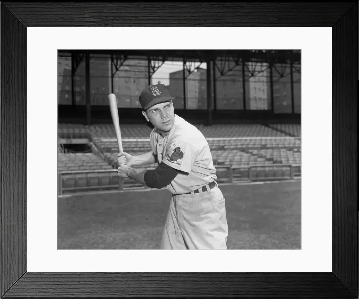 Framed Print : Baseball Player Ken Boyer in Batting Position Framed Print : Baseball Player Ken Boyer in Batting Position