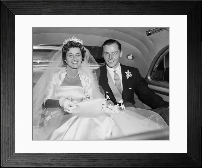 Framed Print : Jean Kennedy And Her Husband Framed Print : Jean Kennedy And Her Husband