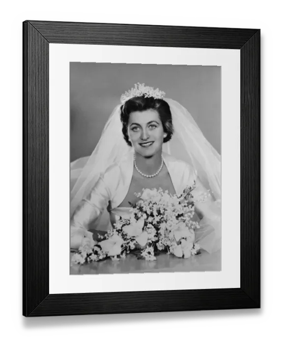 Framed Print : Portrait of Jean Ann Kennedy Framed Print : Portrait of Jean Ann Kennedy