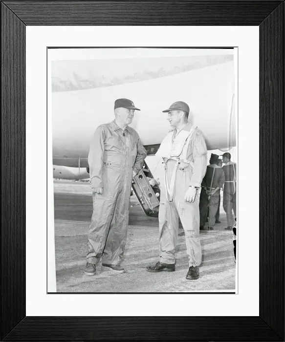 Framed Print : B. Hall Hanlon Speaking with David Critchlow