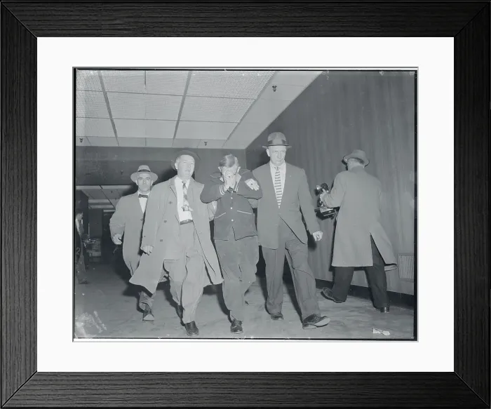 Framed Print : FBI Agents Escorting Thomas Richardson Framed Print : FBI Agents Escorting Thomas Richardson