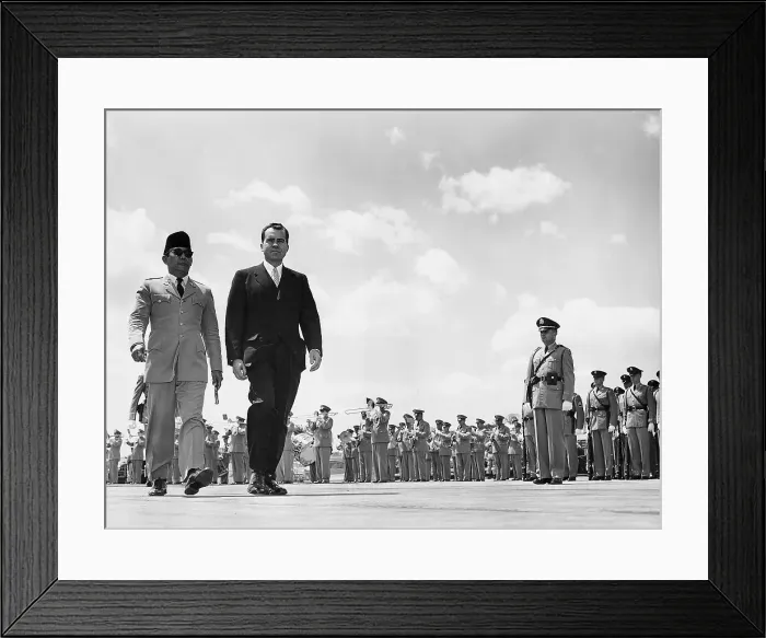 Framed Print : Nixon Greets President Sukarno Framed Print : Nixon Greets President Sukarno