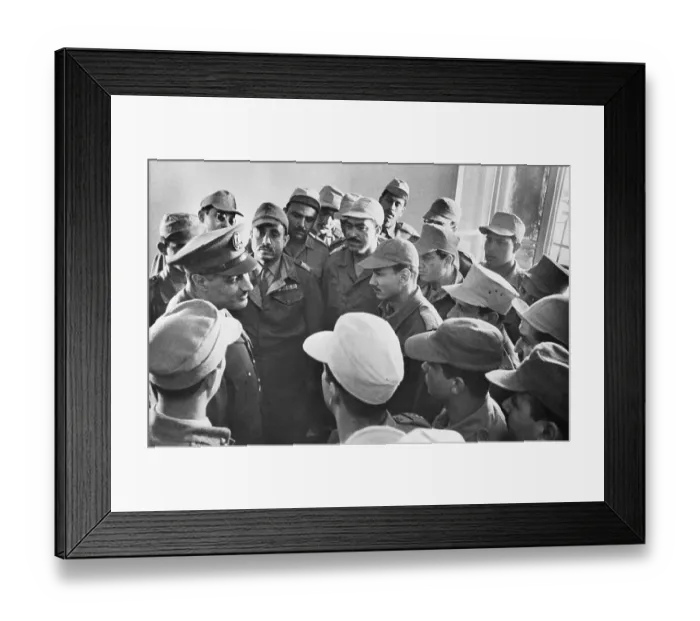 Framed Print : Guardsmen Surrounding Gamal Abdel Nasser Framed Print : Guardsmen Surrounding Gamal Abdel Nasser
