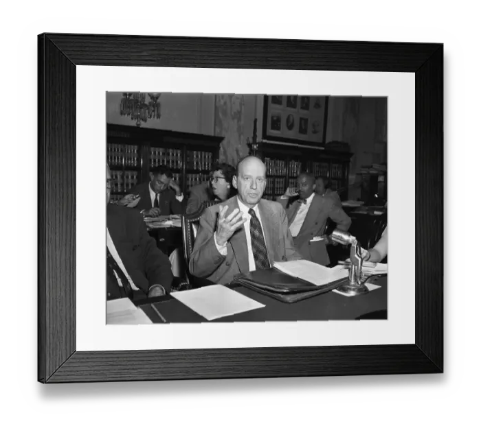 Framed Print : Attorney General Herbert Brownell Framed Print : Attorney General Herbert Brownell