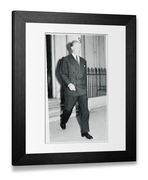 Framed Print : Portrait of Ex-King Leopold Framed Print : Portrait of Ex-King Leopold