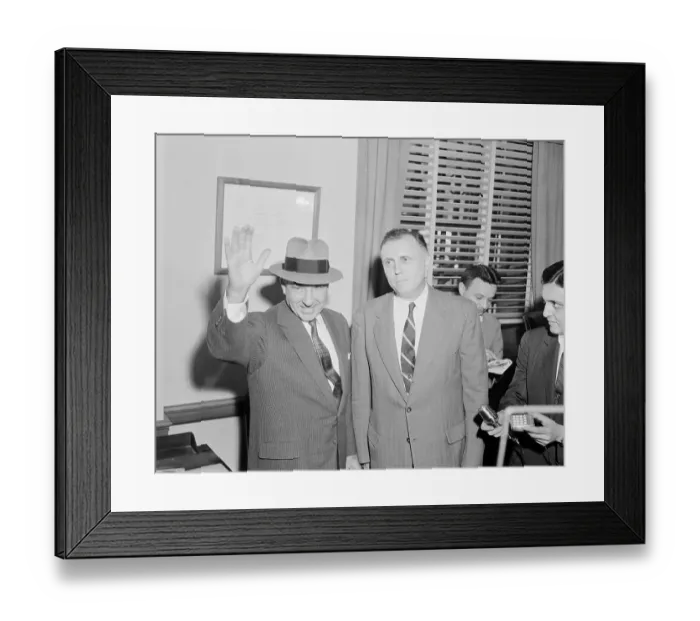 Framed Print : Frank Costello Waving Goodbye Framed Print : Frank Costello Waving Goodbye