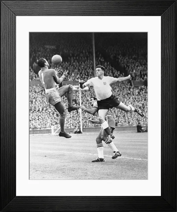 Framed Print : Soccer Players in Action