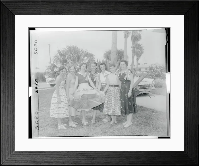 Framed Print : Portrait of Mrs. American Hopefuls Framed Print : Portrait of Mrs. American Hopefuls