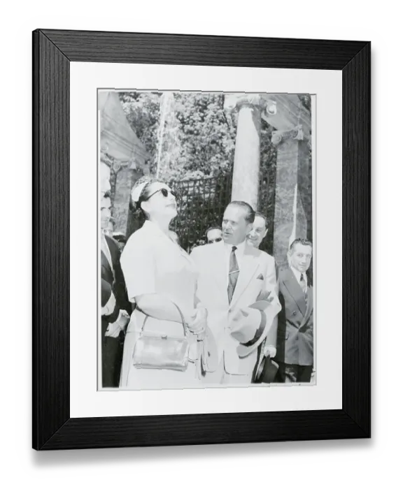 Framed Print : Portrait of Josip Broz Tito and His Wife Framed Print : Portrait of Josip Broz Tito and His Wife