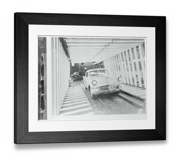 Framed Print : An Automobile in the GM Technical Plant Framed Print : An Automobile in the GM Technical Plant