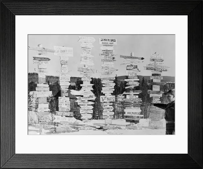 Framed Print : View of Signs Framed Print : View of Signs