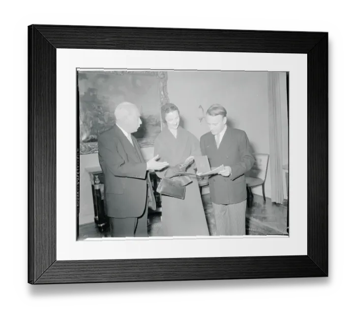 Framed Print : Yehudi Menuhin Receiving German Decoration Framed Print : Yehudi Menuhin Receiving German Decoration