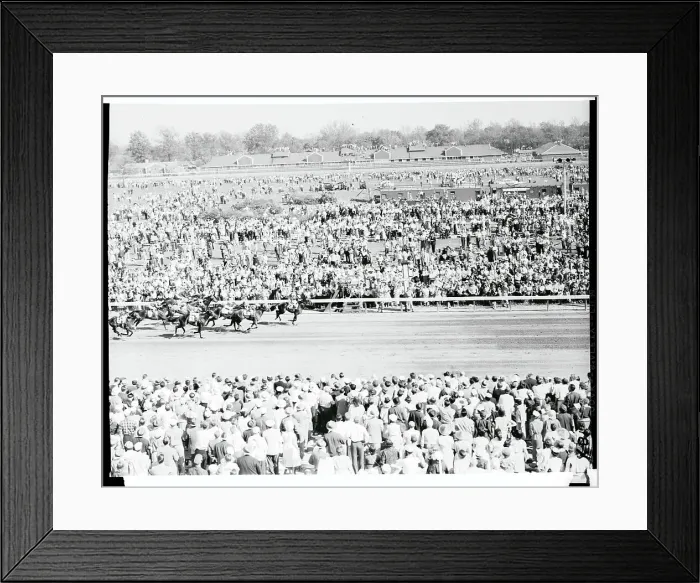 Framed Print : View of Stretch at Kentucky Derby Framed Print : View of Stretch at Kentucky Derby