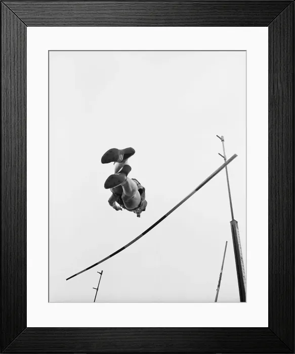 Framed Print : View of Michael Herman Pole Vaulting Framed Print : View of Michael Herman Pole Vaulting