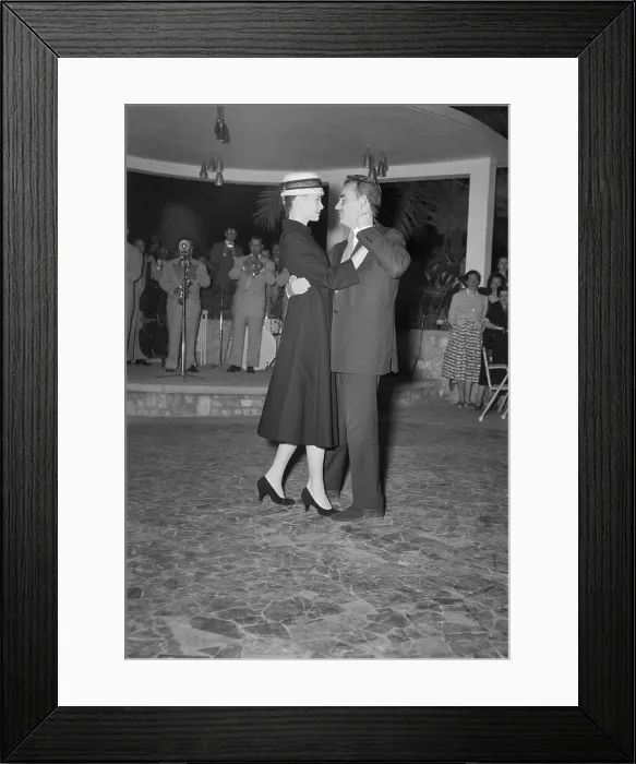 Framed Print : Prince Ranier and Grace Kelly Dancing Framed Print : Prince Ranier and Grace Kelly Dancing