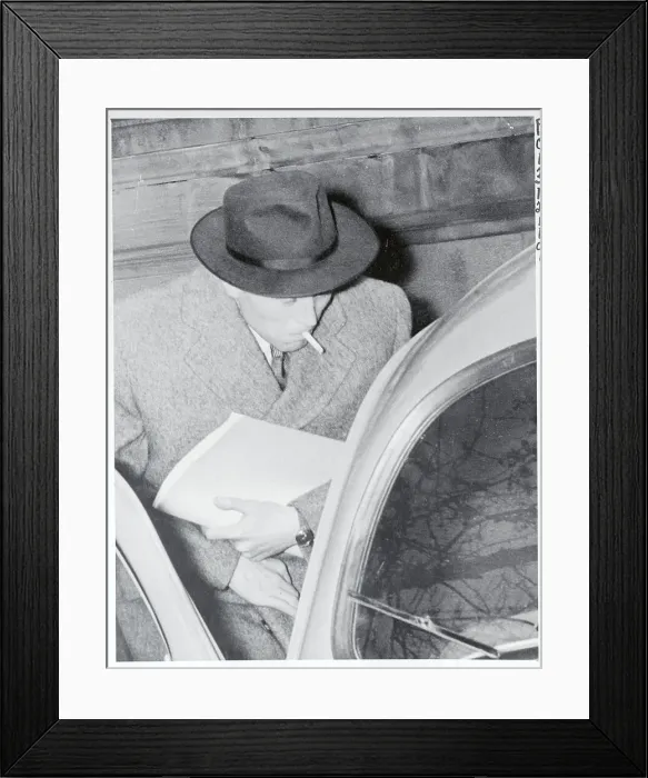 Framed Print : Portrait of Otto John Framed Print : Portrait of Otto John