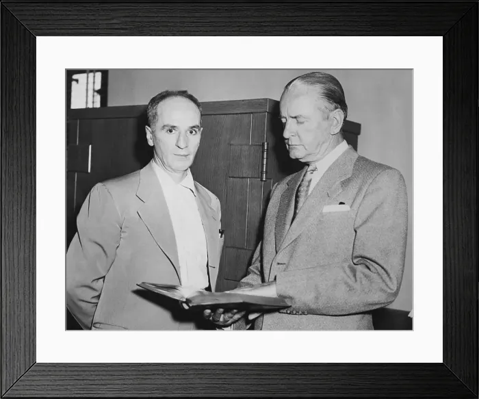 Framed Print : Joseph O'Keefe Standing Next to Edward Sullivan Framed Print : Joseph O'Keefe Standing Next to Edward Sullivan