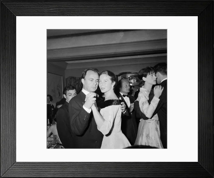 Framed Print : Portrait of Prince Aly Khan Dancing with Bettina Framed Print : Portrait of Prince Aly Khan Dancing with Bettina
