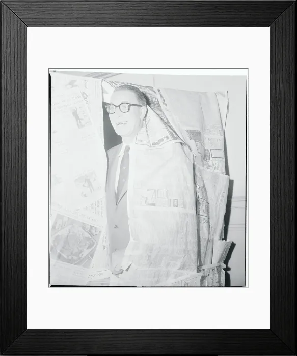 Framed Print : Portrait of Senator Estes Kefauver Framed Print : Portrait of Senator Estes Kefauver