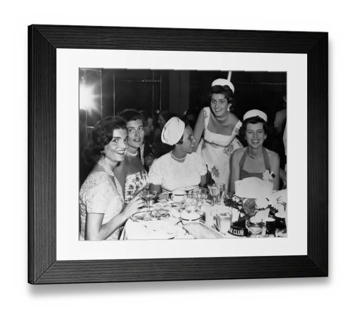Framed Print : Kennedys at a Party