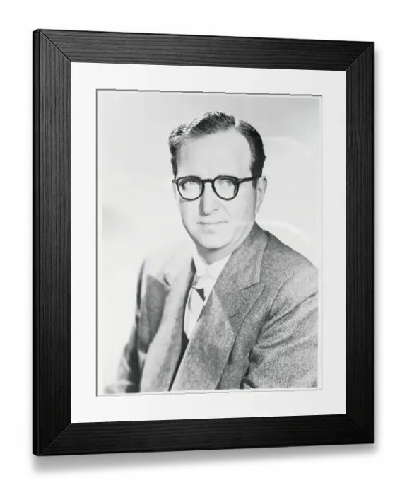 Framed Print : NBC Executive Lawrence E. Spivak Wearing Eyeglasses Framed Print : NBC Executive Lawrence E. Spivak Wearing Eyeglasses