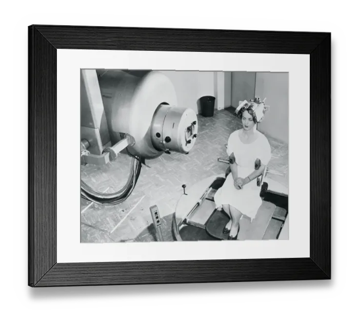 Framed Print : View of Machine Used for Fighting Cancer Framed Print : View of Machine Used for Fighting Cancer