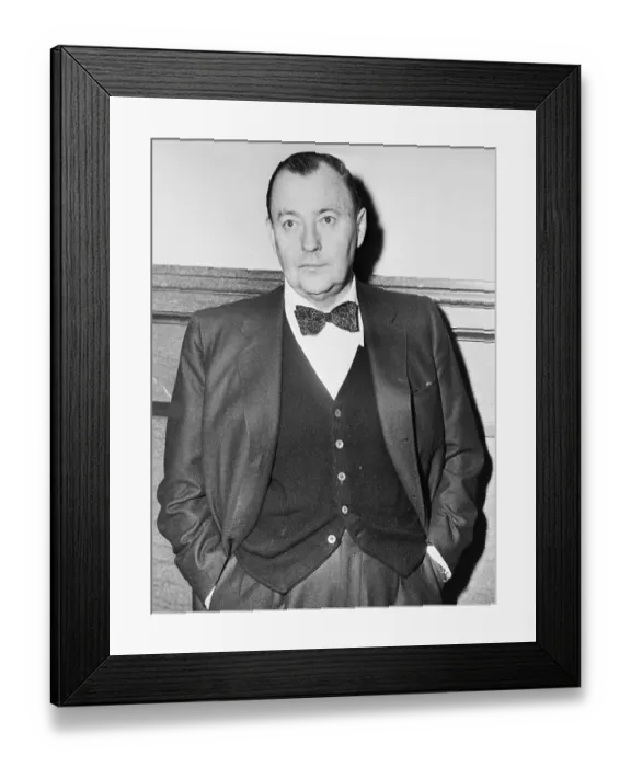 Framed Print : Portrait of Walter Tellier Framed Print : Portrait of Walter Tellier