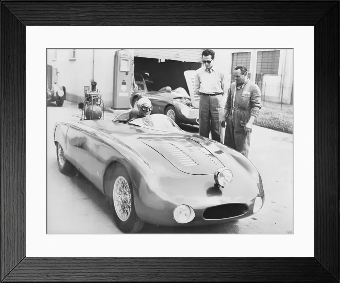 Framed Print : Chiron Sitting in His Maserati Framed Print : Chiron Sitting in His Maserati
