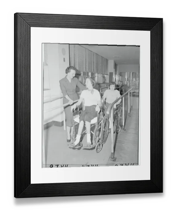 Framed Print : Genevieve de Galard Terraube Helping Patients Framed Print : Genevieve de Galard Terraube Helping Patients