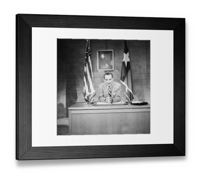 Framed Print : Lyndon B. Johnson Framed Print : Lyndon B. Johnson