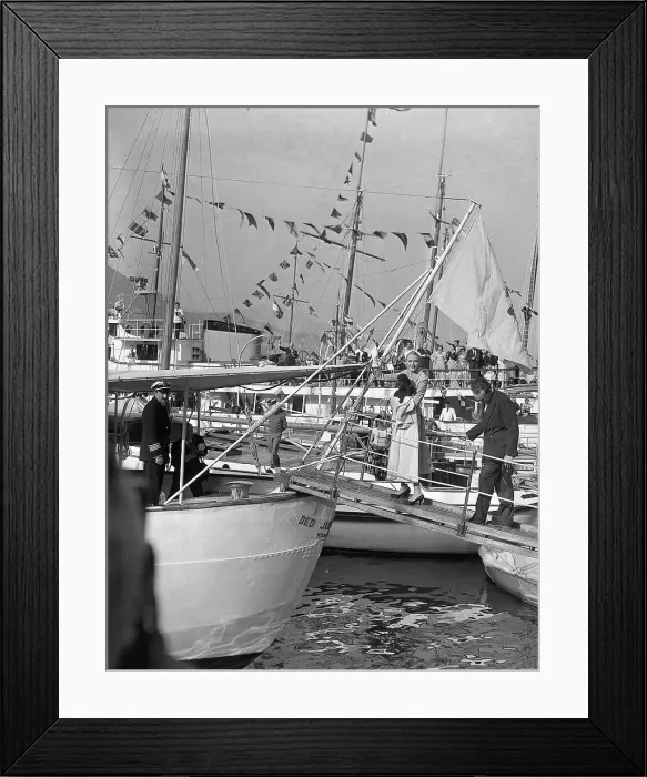 Framed Print : Princess Grace and Prince Rainier Framed Print : Princess Grace and Prince Rainier