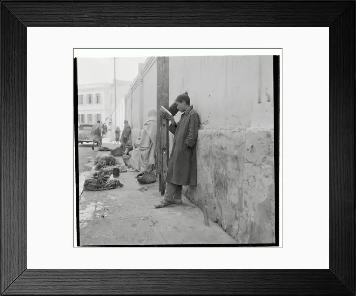 Framed Print : Arab Reading a Book Framed Print : Arab Reading a Book