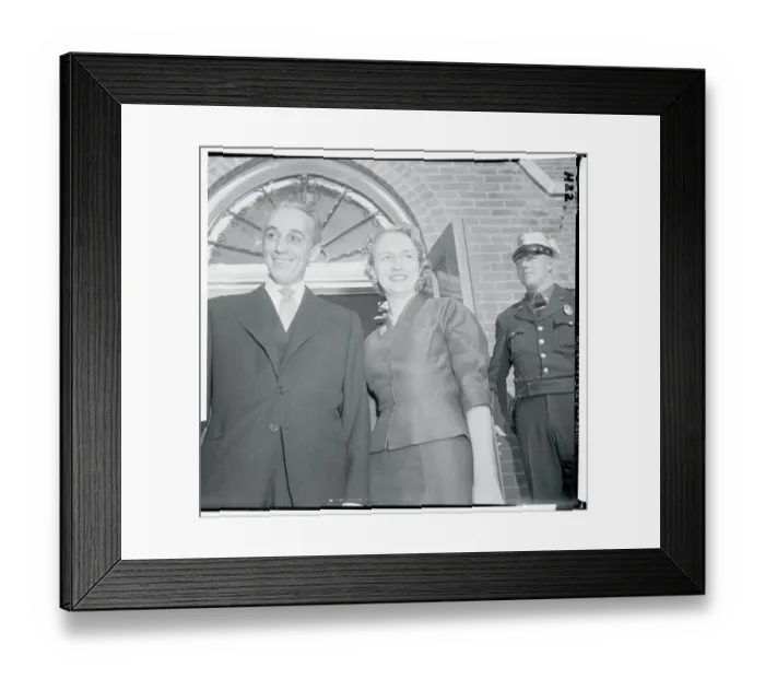 Framed Print : Portrait of Margaret Truman and Clifton Daniel Jr Framed Print : Portrait of Margaret Truman and Clifton Daniel Jr