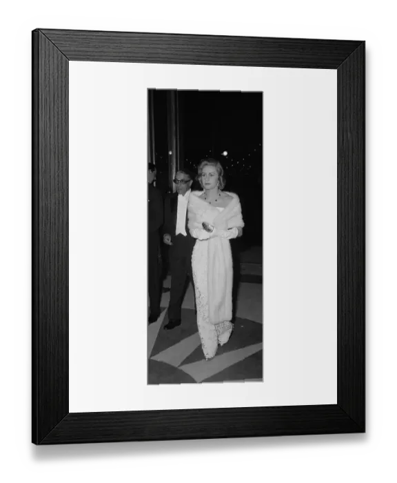 Framed Print : Aristotle and Tina Onassis Arriving at Event Framed Print : Aristotle and Tina Onassis Arriving at Event