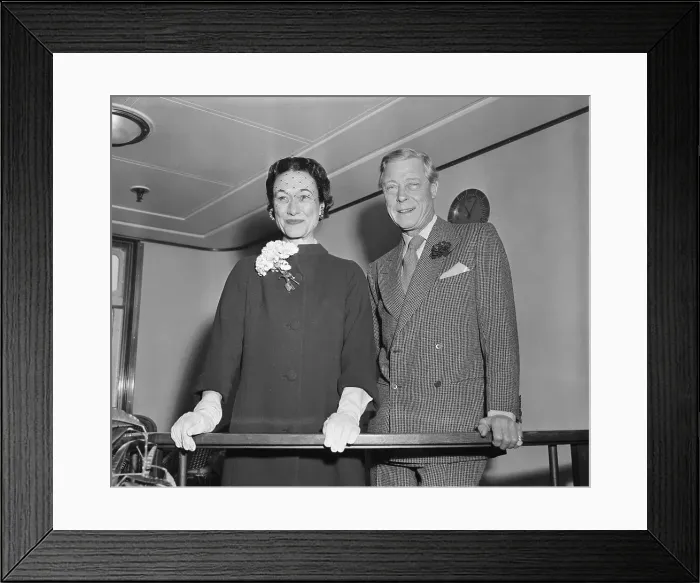 Framed Print : Portrait of the Duke and Duchess of Windsor Framed Print : Portrait of the Duke and Duchess of Windsor