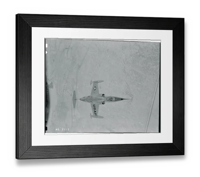 Framed Print : Lockheed F-104 Starfire Supersonic Fighter Framed Print : Lockheed F-104 Starfire Supersonic Fighter