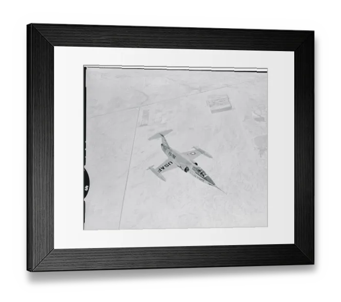 Framed Print : Lockheed F-104 Starfire Supersonic Fighter Framed Print : Lockheed F-104 Starfire Supersonic Fighter