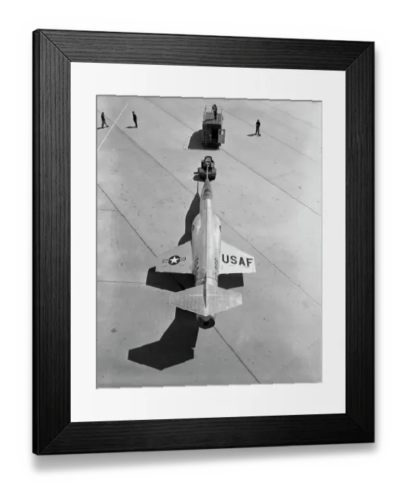 Framed Print : The Lockheed F-104A J-79 Turbojet