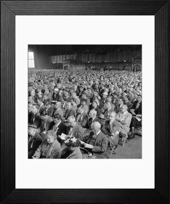 Framed Print : View of GE Stockholders Meeting Framed Print : View of GE Stockholders Meeting