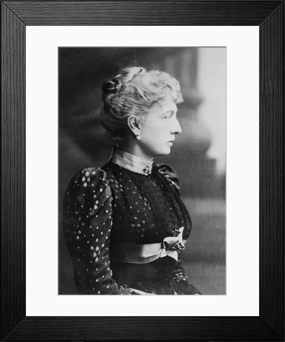 Framed Print : Portrait of Mary Alice Heine Framed Print : Portrait of Mary Alice Heine
