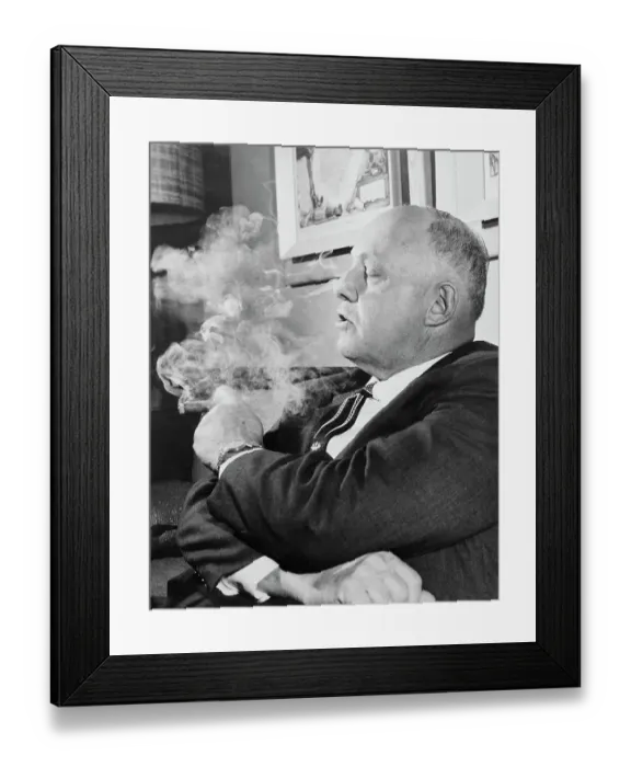 Framed Print : Labor Leader George Meany Framed Print : Labor Leader George Meany